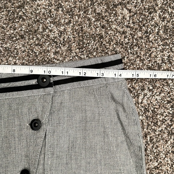 Grey black button mini skirt - Picture 3 of 5